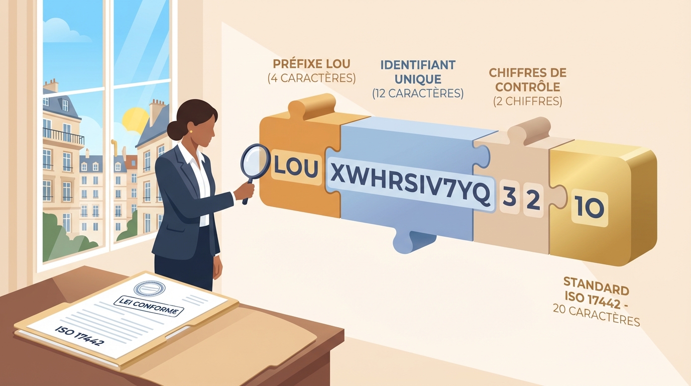 Format du LEI : comprendre les 20 caractères (ISO 17442)