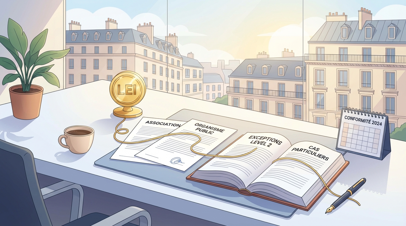 LEI : associations, organismes publics, et cas d'exceptions