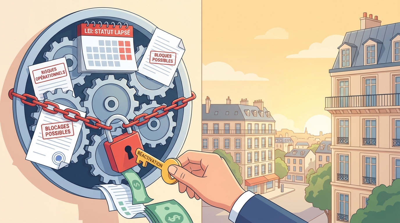 LEI lapsed : risques, blocages et réactivation