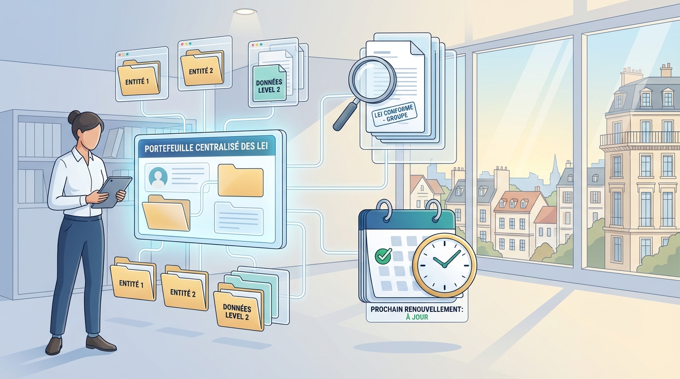 LEI pour groupes : gérer plusieurs entités sans rater un renouvellement